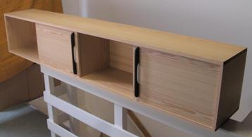 opbouw  /  onderbouw kast met schuifdeurtjes