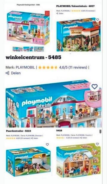 Playmobil divers! Zie foto's 6 stuks beschikbaar voor biedingen
