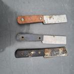 3 zware loodmessen glas in lood Tiffany., Hobby en Vrije tijd, Overige Hobby en Vrije tijd, Ophalen of Verzenden