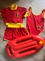 Baywatch outfit incl opblaasbare reddingsboei, Carnaval, Ophalen of Verzenden, Zo goed als nieuw, Kleding