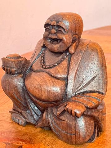Houten Boeddha Beeldje beschikbaar voor biedingen