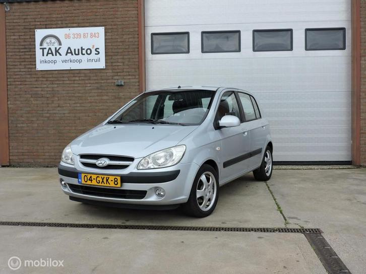 Hyundai Getz1.4i First Edition/5dr/Airco/NAP/apk 3-12-2025, Auto's, Hyundai, Bedrijf, Te koop, Getz, Airconditioning, Elektrische ramen
