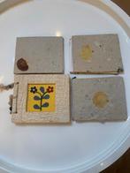 4 unieke handgemaakte boekjes met zelfgemaakt papier, Antiek en Kunst, Ophalen of Verzenden