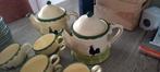 Theepot, kopjes en haan servies in perfecte staat, Ophalen of Verzenden, Zo goed als nieuw, Overige stijlen, Kop(pen) en/of Schotel(s)