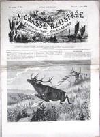 La Chasse Illustree, weekblad, ca. 200. jaargangen 1876-1882, Boeken, Ophalen of Verzenden, Gelezen