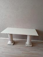 Griekse tafel met los tafelblad, Huis en Inrichting, Ophalen, Gebruikt
