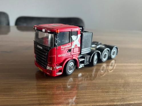 Scania R 500 8x4 trekker Nooteboom NZG, Hobby en Vrije tijd, Modelauto's | 1:50, Zo goed als nieuw, Bus of Vrachtwagen, NZG, Ophalen of Verzenden