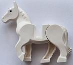 Lego Castle Dieren Paard Wit / White Horse, Movable Legs wit, Ophalen of Verzenden, Nieuw, Losse stenen, Lego