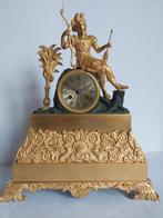 Franse verguld bronzen pendule" , omstreeks 1840, Antiek en Kunst, Antiek | Klokken, Ophalen