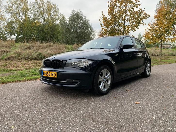 BMW 1-Serie 1.6 116I 5DR 2008 Zwart, Auto's, BMW, Particulier, 1-Serie, Benzine, B, Hatchback, Handgeschakeld, Geïmporteerd, Zwart