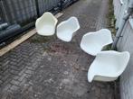 Te koop 4x stoelen witte, Huis en Inrichting, Ophalen of Verzenden, Gebruikt