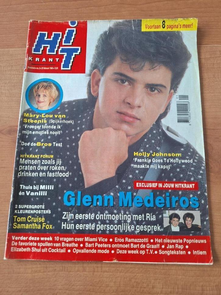 Hitkrant 1989 Samantha Fox Dolly Dots Milli Vanilli Bowie, Boeken, Tijdschriften en Kranten, Gelezen, Muziek, Film of Tv, Verzenden
