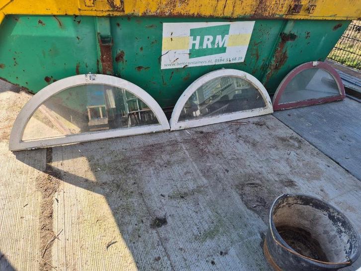 3x Getoogd Raamkozijn- decoratie- tuinhuis, Doe-het-zelf en Verbouw, Overige Doe-het-zelf en Verbouw, Gebruikt, Ophalen