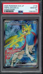 Hop's Zacian ex [SR] PSA 10 - 118/100 - Battle Partners, Ophalen of Verzenden, Zo goed als nieuw, Losse kaart