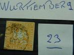Postzegel Altduitsland Wurttemberg, Postzegels en Munten, Postzegels | Europa | Duitsland, Ophalen of Verzenden, Gestempeld