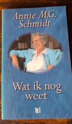 Annie M.G. Schmidt - Wat ik nog weet, Annie M.G. Schmidt, Ophalen of Verzenden, Zo goed als nieuw, Sport