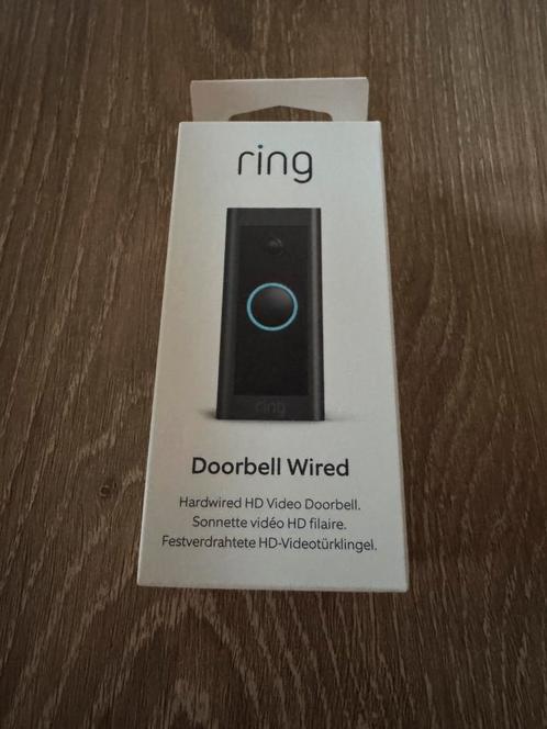 RING - Bedrade videodeurbel, Huis en Inrichting, Deurbellen, Nieuw, Bedraad, Ingebouwde camera, Compatibel met smartphone, Bewegingsdetectiesensor