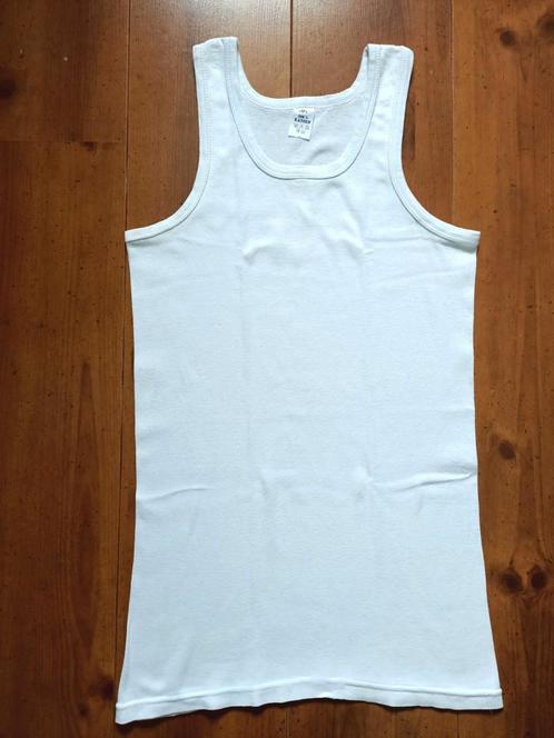 Wit katoenen heren hemd singlet Maat XXL., Kleding | Heren, Ondergoed, Hemd, Wit, Ophalen of Verzenden