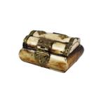 Kleine Trinket Doos Snuisterij Kamelen Bot Messing India 70s, Antiek en Kunst, Curiosa en Brocante, Ophalen of Verzenden