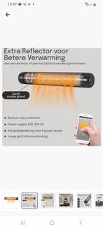 Kachel infrarood heather 2000 Watt wifi instelbaar ruby low., Ophalen of Verzenden, Zo goed als nieuw, Elektrisch, Overige soorten