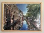 Puzzel van Delft 1000 stukjes met lijst, Ophalen of Verzenden, 500 t/m 1500 stukjes, Zo goed als nieuw, Legpuzzel