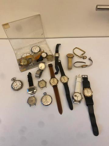 22 Vintage Horloges - Diverse merken beschikbaar voor biedingen