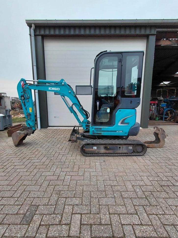 Kobelco SK17SR-3 mini graafmachine 2016/MARGE, Zakelijke goederen, Machines en Bouw | Kranen en Graafmachines, Graafmachine, Ophalen