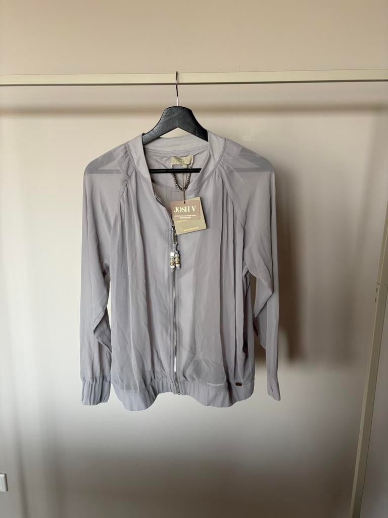 JOSH V moby vest doorzichtig grijsblauw - maat XS - NIEUW, Nieuw, Ophalen of Verzenden, Maat 34 (XS) of kleiner, Josh V