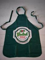 Te koop: donkergroen Grolsch keukenschort, Kerst / Sint, Ophalen of Verzenden, Zo goed als nieuw, Overige typen, Grolsch