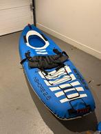 Kano met zitje en peddel opblaasbaar, Watersport en Boten, Kano's, Ophalen of Verzenden, Zo goed als nieuw, Eén persoon, Opblaasbaar
