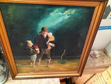 Klassiek schilderij Josef Israël  beschikbaar voor biedingen