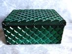 Mooi Apart Doosje met deksel van Malachiet Glas, Ophalen of Verzenden
