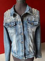 Luxe Zac & Zoe jasje met parels en steentjes maat XL . ZGAN, Zwart, Maat 42/44 (L), Ophalen of Verzenden, Zo goed als nieuw