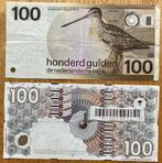 100 gulden Snip + 100 gulden Steenuil (1), Postzegels en Munten, Bankbiljetten | Nederland, Ophalen, 100 gulden, Setje