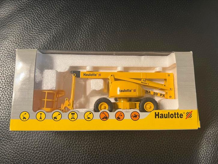 Haulotte H 20 PX Knikarm Hoogwerker 1/50, Hobby en Vrije tijd, Modelauto's | 1:50, Zo goed als nieuw, Overige typen, Overige merken