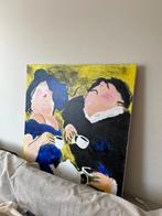 Mooi ‘Dikke dames’ schilderij, Antiek en Kunst, Kunst | Schilderijen | Modern, Ophalen