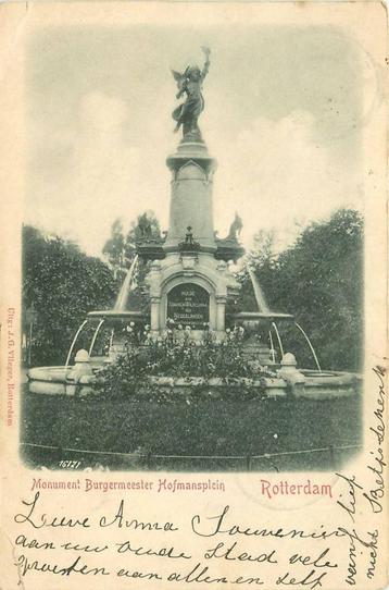 (388-217-029) Rotterdam Monument Burgermeester Hofmansplein beschikbaar voor biedingen