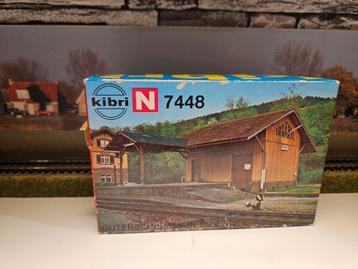 Kibri goederenloods bouwdoos N spoor trein 1:160 beschikbaar voor biedingen