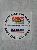 sticker Met DAF op weg AM675 Radio 10 Gold, Ophalen of Verzenden, Zo goed als nieuw, Auto of Motor