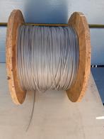 RVS  STAALKABEL GEPLASTIFICEERD  2/3 mm, Ophalen of Verzenden, Zo goed als nieuw, Overige typen, Rvs