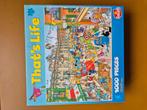 Puzzel van That's Life, Hobby en Vrije tijd, Denksport en Puzzels, Ophalen of Verzenden, 500 t/m 1500 stukjes, Zo goed als nieuw
