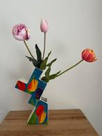 Tulpenvaas Janine Lokhorst.  Schoonhoven keramiek., Ophalen of Verzenden, Zo goed als nieuw, Minder dan 50 cm