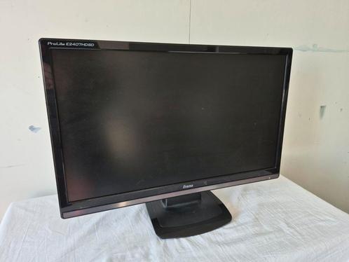 IIYAMA Prolite E2407HDSD 24"inch beeldscherm (5), Computers en Software, Monitoren, Zo goed als nieuw, 60 Hz of minder, In hoogte verstelbaar