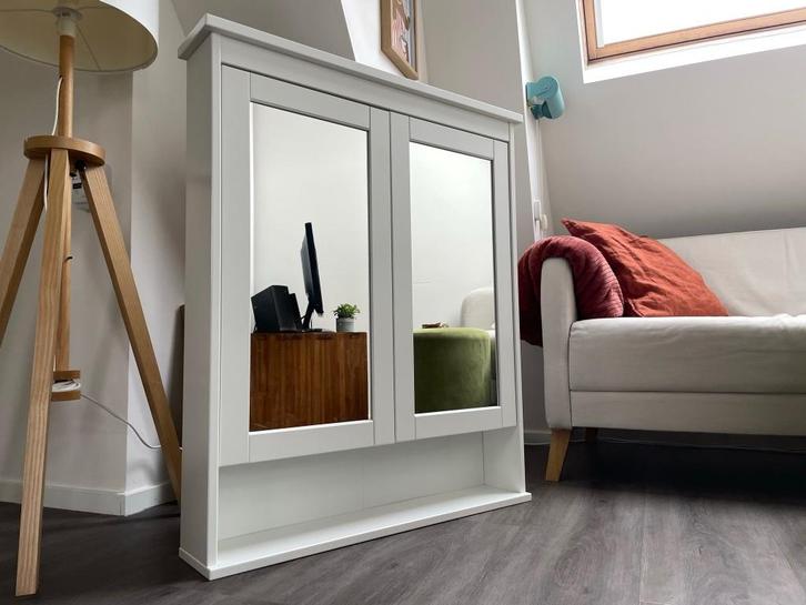 HEMNES Spiegelkast (Nieuw €159), Huis en Inrichting, Badkamer | Badkamermeubels, Nieuw, Spiegelkast, Minder dan 100 cm, 50 tot 100 cm