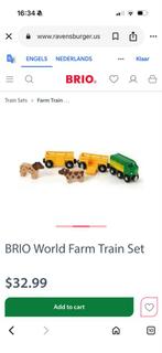 Brio Boerderij Trein - Paard Mist, Ophalen of Verzenden, Gebruikt, Jongen of Meisje