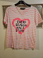 Gestreept shirt met print, Kleding | Dames, T-shirts, Pescara, Ophalen of Verzenden, Korte mouw