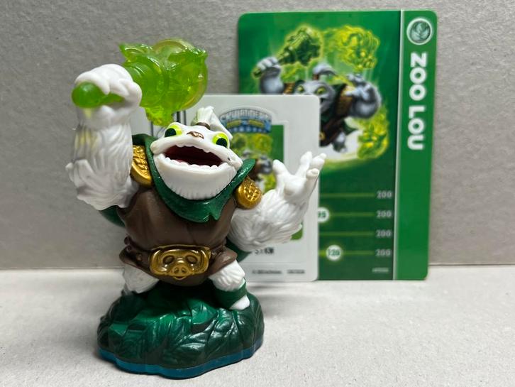 Skylanders Swap Force Zoo Lou mét kaart & sticker, Spelcomputers en Games, Games | Nintendo Wii U, Zo goed als nieuw, Role Playing Game (Rpg)