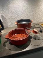 Hotpot 3 in 1 wok/stomer/fondue, Ophalen of Verzenden, Zo goed als nieuw, Minder dan 4 personen