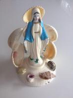 Vintage schelpenaltaartje Maria, Ophalen of Verzenden, Zo goed als nieuw, Beeld(je), Christendom | Katholiek
