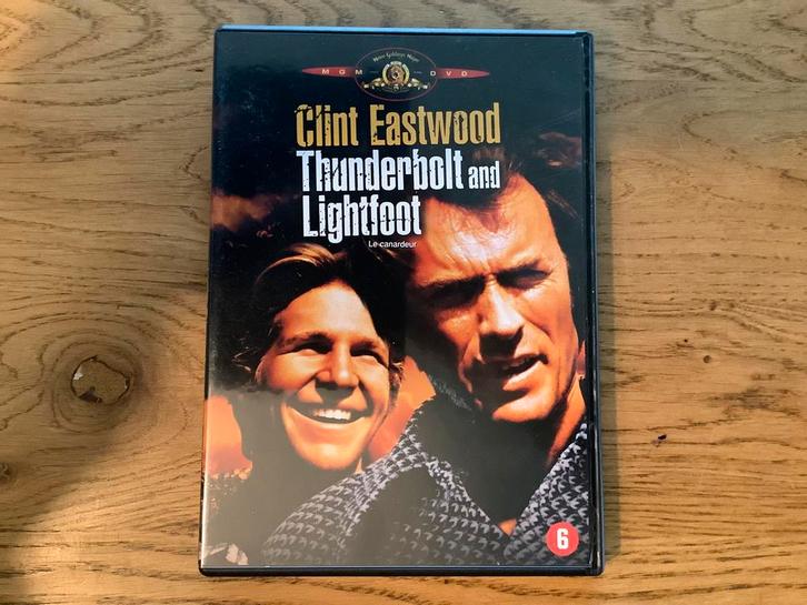 12) Thunderbolt end Lightfoot, Clint Eastwood, Jeff Bridges., Cd's en Dvd's, Dvd's | Klassiekers, Zo goed als nieuw, Actie en Avontuur